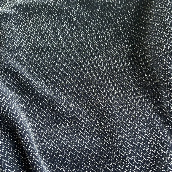 Lauren Ralph Lauren Sparkly Metallic Stretchy Ruched Dress - Picture 9 of 10